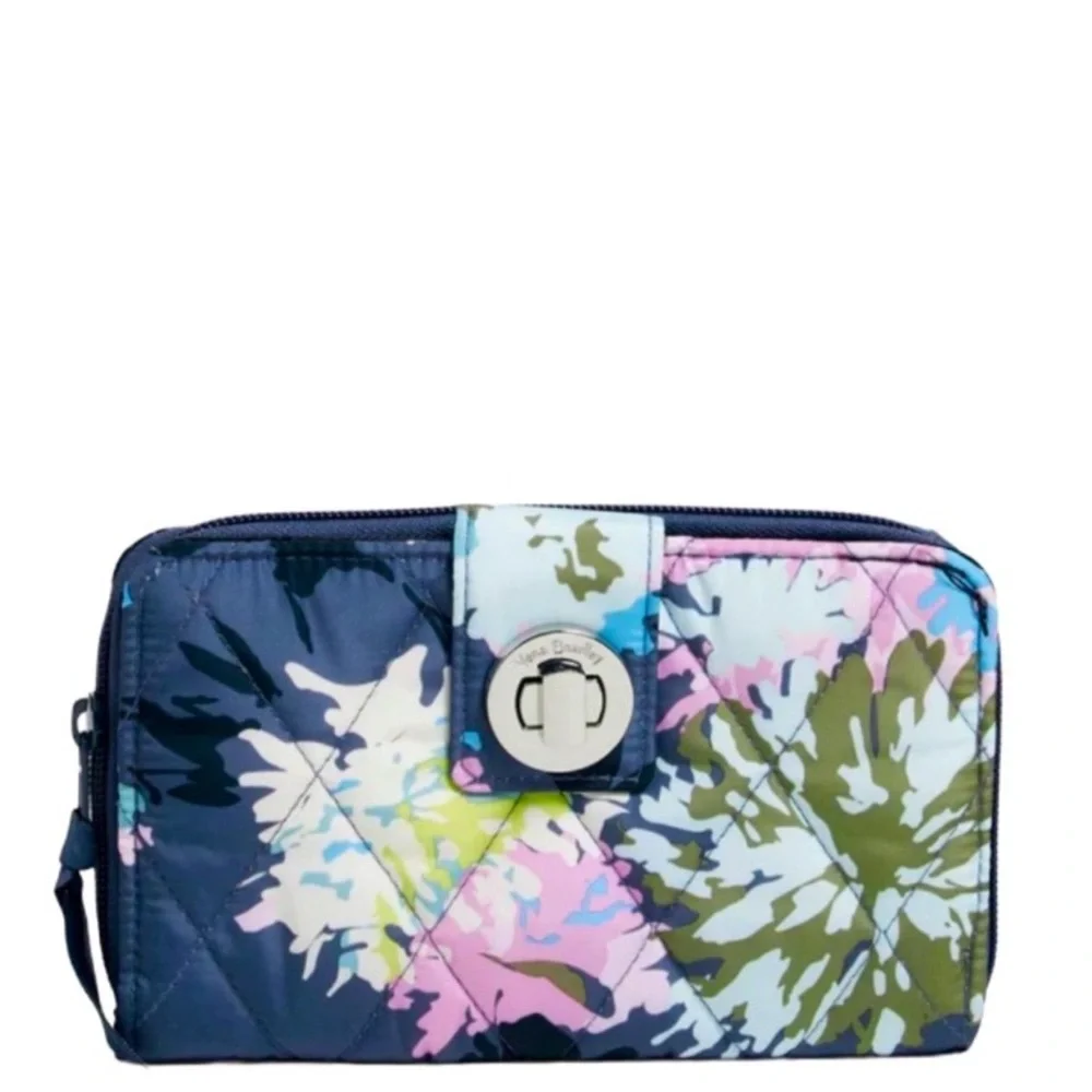 Vera Bradley Ultralight Turnlock Wallet “Chrysanthemum Crush”. NWT - Picture 1 of 8